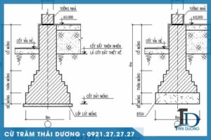 Thiết kế móng cừ tràm cho nhà cấp 4